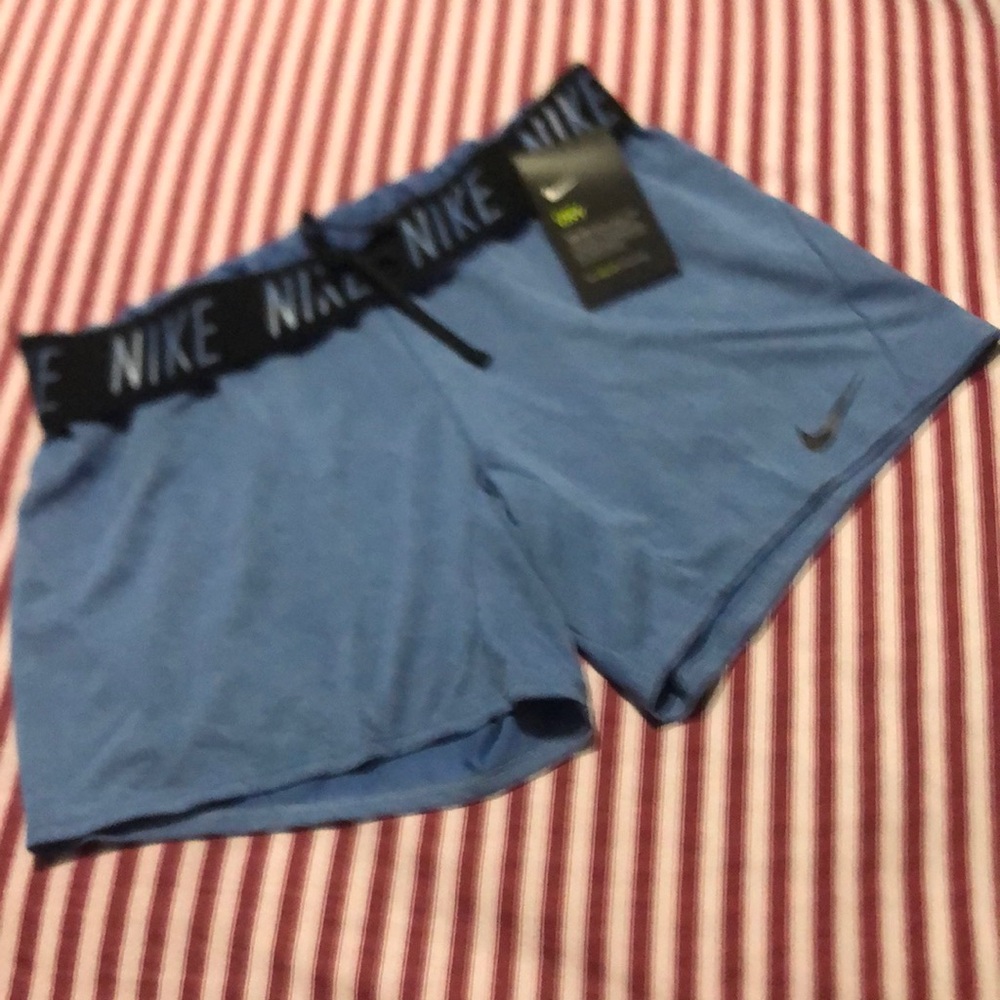 New Nike Blue Training Athletic  Shorts